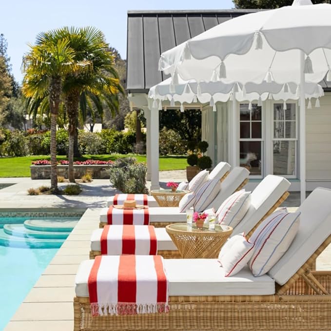FoamRush 7" x 24" x 24" Water-Resistant Dry Fast Outdoor Upholstery Foam Sheet for Outdoor & Marine Furniture (Chair Cushion Foam for Patio Furniture, Boat Seat Cushion Replacement)