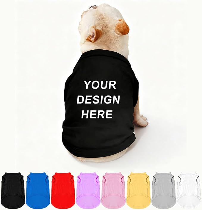 Custom Dog Shirt Pet Clothes Breathable Shirts by Plmoknijb