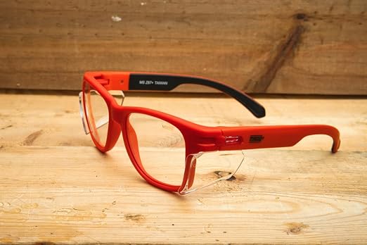MAGID Y50 Safety Glasses for Construction | Red Frame — 24-Pack, ANSI Z87.1+ - Image 5
