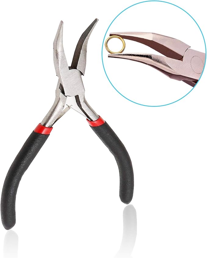 URSKYTOUS 4Pcs Jewelry Pliers Set Jewelry Making Pliers Tools Kit Include - Image 8