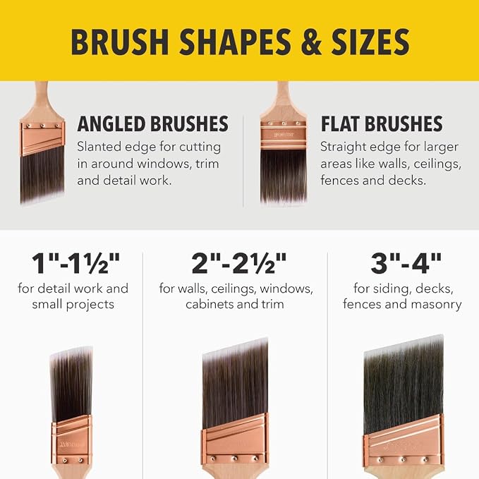 Purdy 144152530 XL Elite Series Glide Angular Trim Paint Brush, 3 inch - Image 3