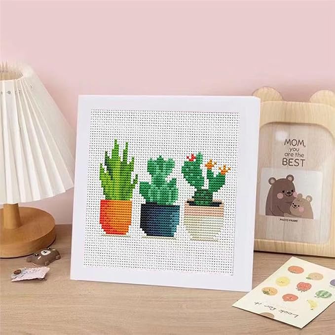 Tiwabb Succulent Cross Stitch Kits, Cactus Cross Stitch Kits - Image 7