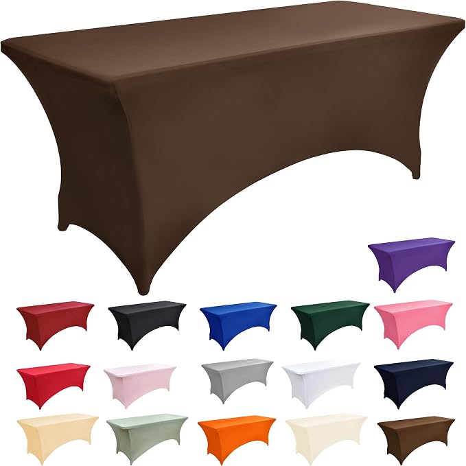 2-Pack 4ft Spandex Table Covers - Image 3