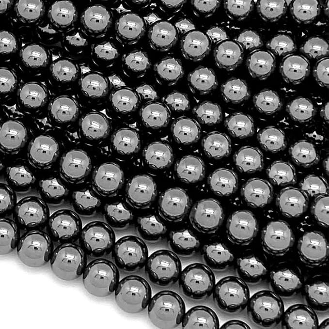 Zenkeeper 108 Pcs Hematite Gemstone Beads - Image 2