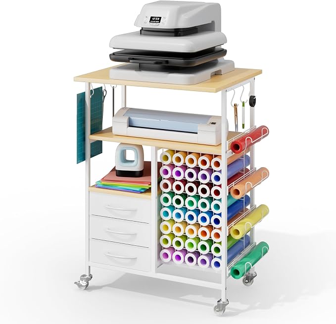 Homsorout Movable Heat Press Table by Homsorout