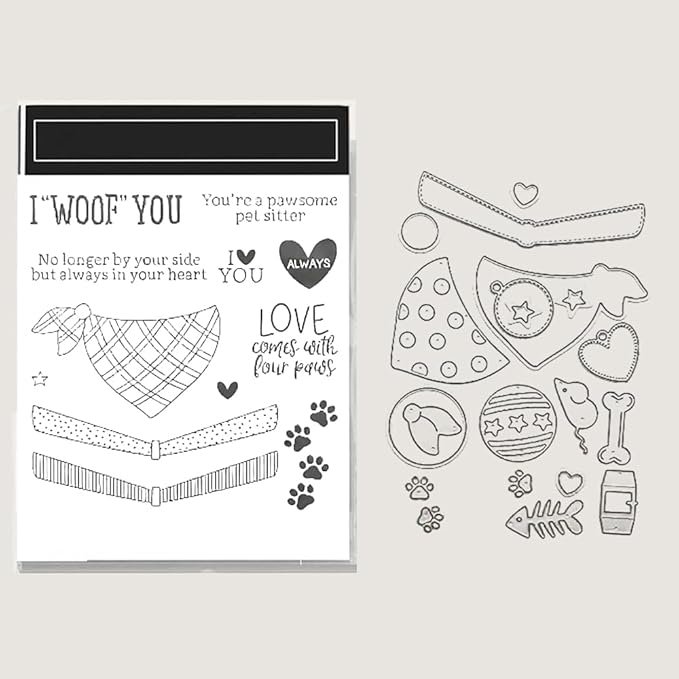 2025-2026 Stamps and Dies for Card Making, Stamps and Dies Set 2025 for Christmas and Halloween, Die Cut DIY Various Festivals Album Scrapbooking Birthdays Greeting Card (M4337)