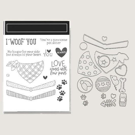 2025-2026 Stamps and Dies for Card Making, Stamps and Dies Set 2025 for Christmas and Halloween, Die Cut DIY Various Festivals Album Scrapbooking Birthdays Greeting Card (M4337)