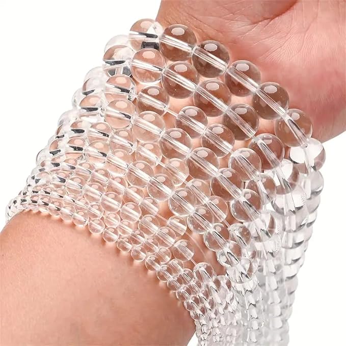 Zenkeeper 108 Pcs Clear Quartz Beads - Image 5