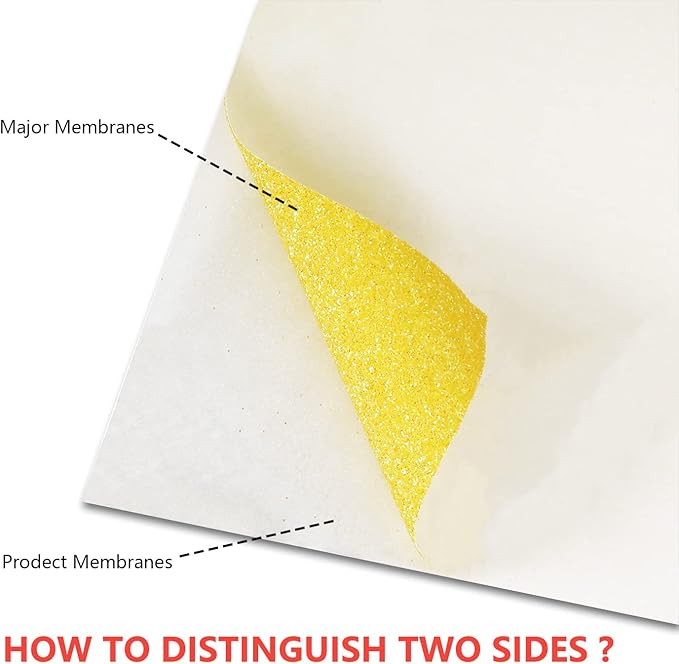 guangyintong Glow Glitter Gold Heat Transfer Vinyl HTV Rolls, 12" x 8ft Iron on Vinyl for T-Shirts, Glitter HTV Vinyl for All Cutter Machines Easy to Cut & Weed for DIY Design