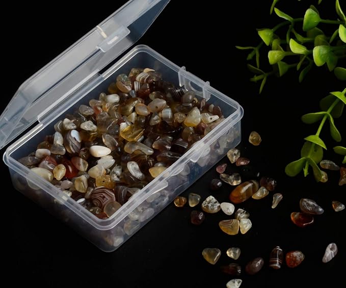 Natural Chip Stone Beads Persian Gulf Agate 5-8mm About 400 Pieces Irregular - Image 3