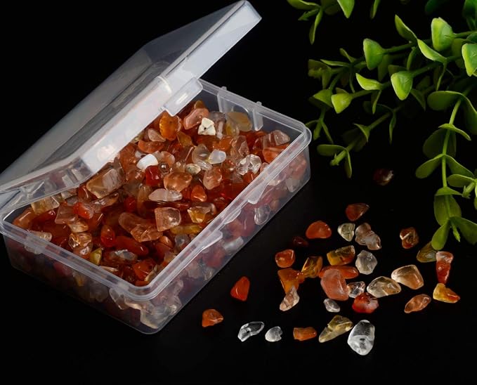 Natural Chip Stone Beads Red Agate 5-8mm About 400 Pieces Irregular Gemstones - Image 3