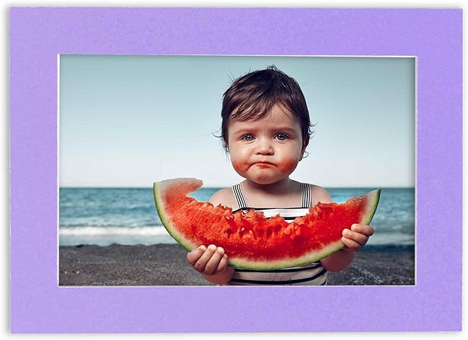 11x14 Mat for 8.5x11 Photo - Precut Light Purple Picture Matboard for Frames Measuring 11 x 14 Inches - Bevel Cut Matte to Display Art Measuring 8.5 x 11 Inches - Acid Free ONE MAT