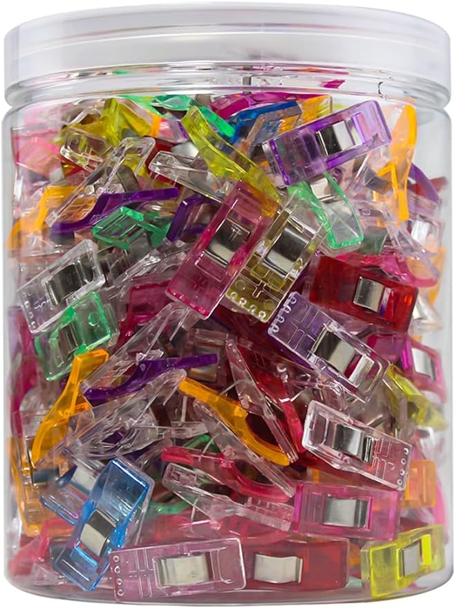 Sewing Clips, Sewing Clips for Fabric, Fabric Clips for Sewing and Quilting by OZXTYO