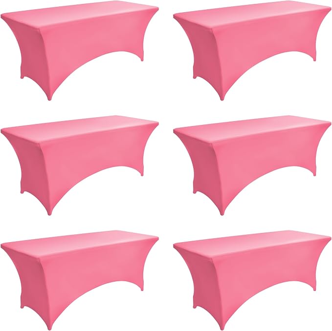 6-Pack 6ft Spandex Table Covers by Unknown