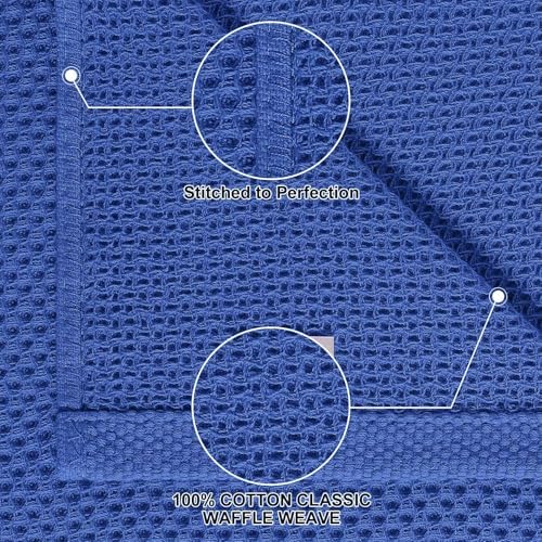 Homaxy 10 Pack 100% Cotton Kitchen Towels and Dishcloths Set - Image 2