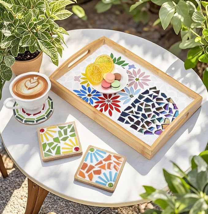 Youway Style Iridescent White Mosaic Tiles - Image 2