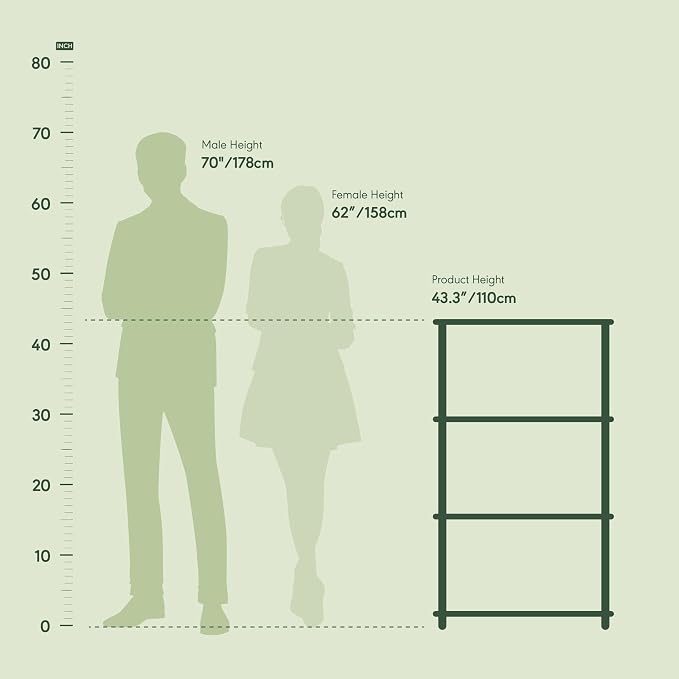 Furinno Turn-N-Tube 4-Tier Multipurpose Shelf Display Rack - Image 5