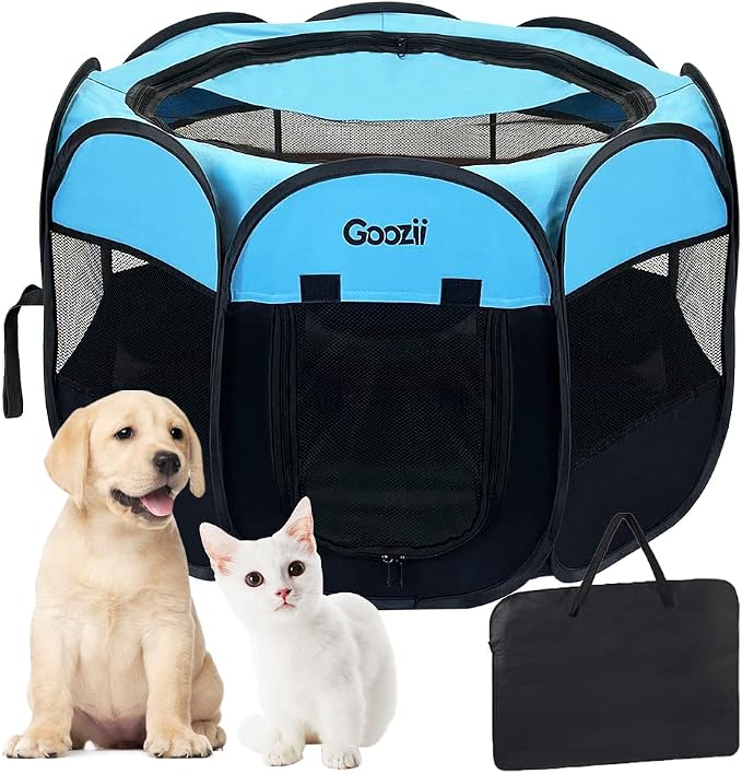 Dog Playpen for Large Dogs Portable Collapsible, Indoor Outdoor Cat Pet Puppy - Image 8