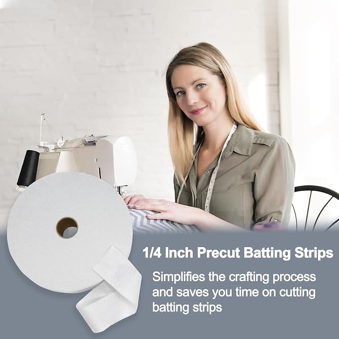 HexaHive 2 1/4 Inch Polyester Blend Roll Batting Strips - Image 6