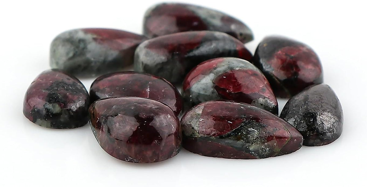 10pcs, Natural Gemstone Cabochon, Wholesale Assorted Flatback Crystals - Image 4