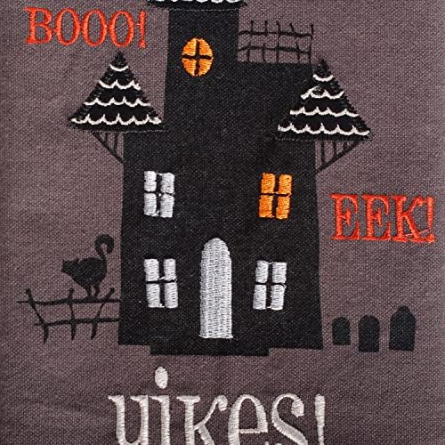DII Happy Halloween Dishtowel Collection Embellished Cotton Kitchen Hand Towel - Image 4