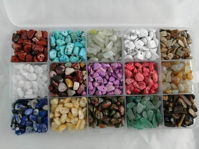 Gemstone Beads Natural Irregular Shaped Stone Chips Crystal Energy Healing Power - Image 3