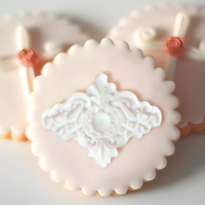 Baroque Style Silicone Molds 2-Count Plaque and Object Labels - Image 7