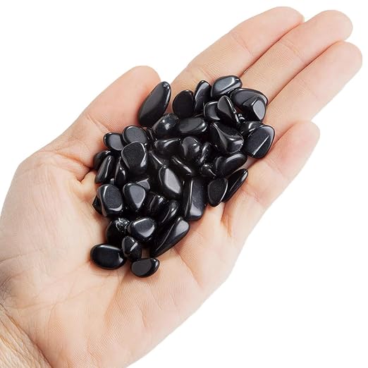 1 Lb Decorative Crystal Pebbles Irregular Shaped Obsidian Stones Small Tumbled - Image 6