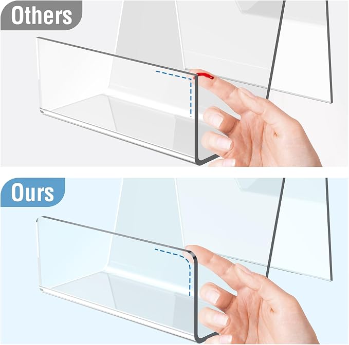6 Pack Acrylic Book Stand, Easel Stand - Image 3