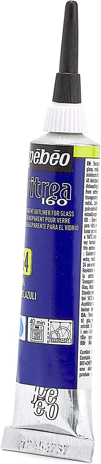 Pebeo Vitrea 160, Glass Paint Outliner, 20 ml Tube - Image 12