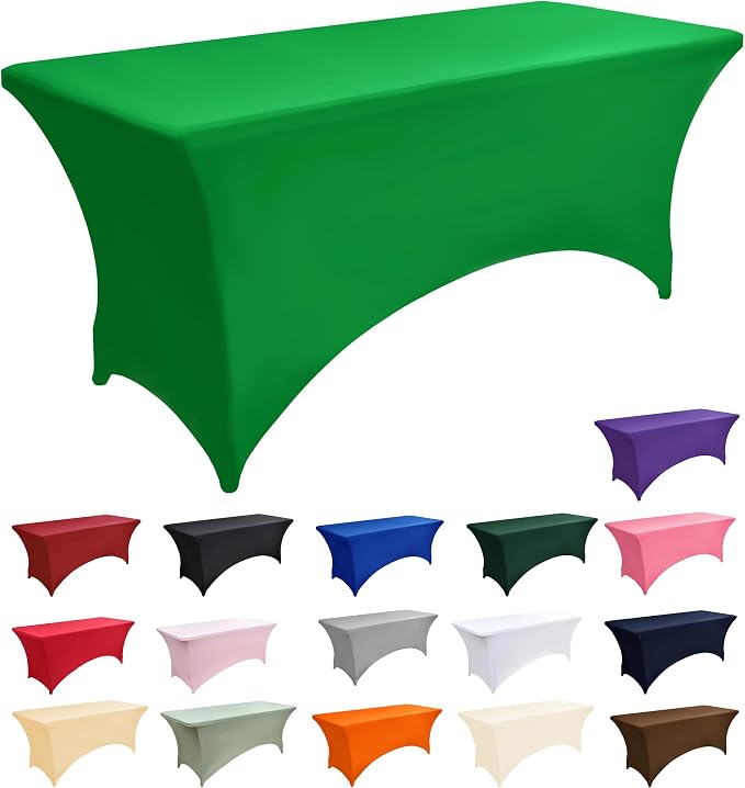 10-Pack 6ft Spandex Table Covers - Image 3