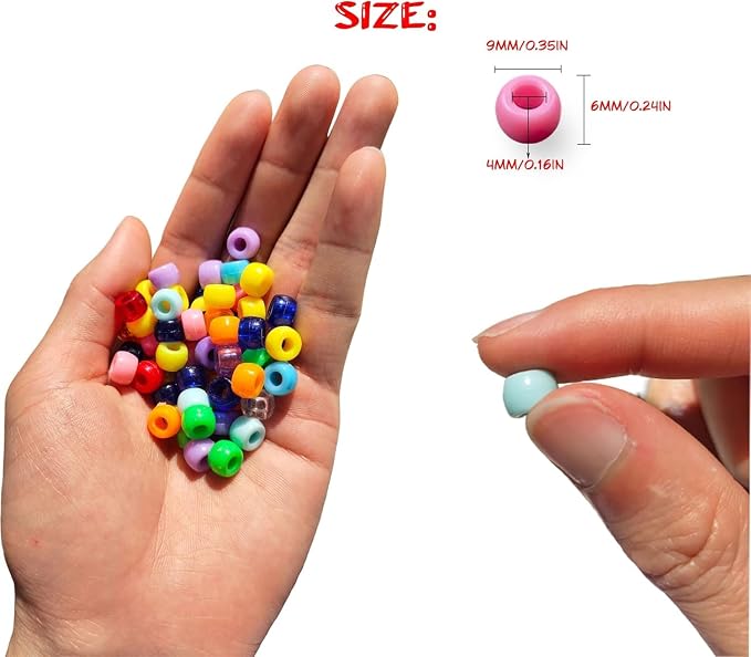 LIS HEGENSA Pony Beads Bulk, Kandi Beads - Image 3