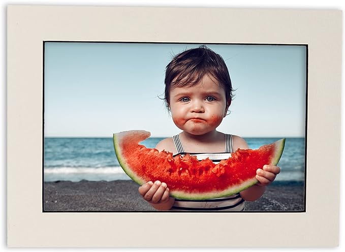 11x14 Mat Bevel Cut for 8.5x11 Photos - Acid Free White with Black Core Precut Matboard With Backing Board and Crystal Clear, Self Seal Photo Mat Bag - For Pictures, Photos, Framing - 4-ply Thickness