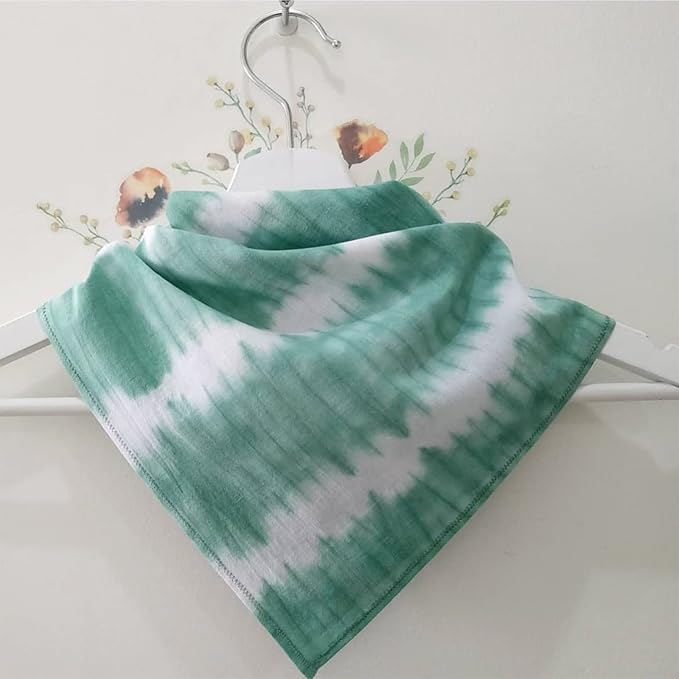 White Bandana for Tie Dye Party Supplies Plain Solid Cotton Large Headband Head - Image 8