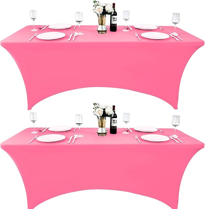2-Pack 8ft Spandex Table Covers by Unknown