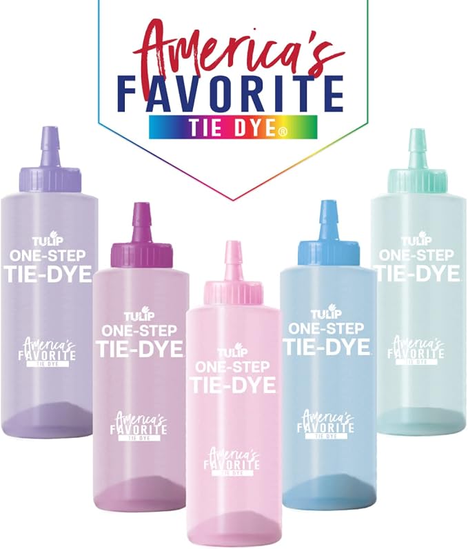 Tulip One-Step Tie-Dye Kit Pretty Pastels, Party Activity, Permanent Fabric Dye - Image 8
