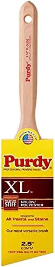 Purdy 2-1/2" Angle Sash Firm, Nylon/Polyester Bristle, Paint Brush, Hardwood by Purdy