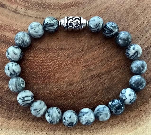 Zenkeeper 108 Pcs Map Jasper Beads - Image 4