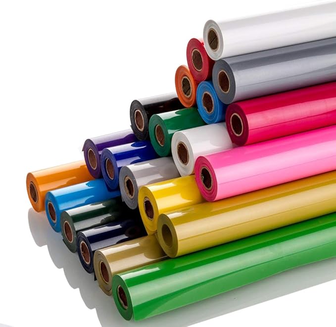 guangyintong Purple Matte HTV Vinyl Roll, 12" x 10ft, Heat Transfer for T-Shirts, All Cutter Machine Compatible, DIY Design, Sports Mesh, Cotton, Polyester, Fade Resistant