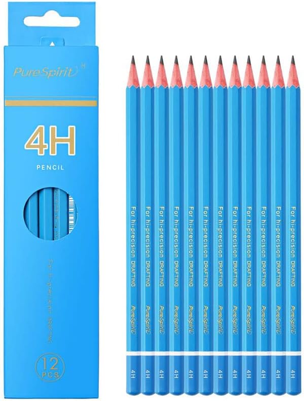 Sketch Pencils for Drawing 4H, Sketching & Doodling | Graphite Pencil for by HAIHAOMUM
