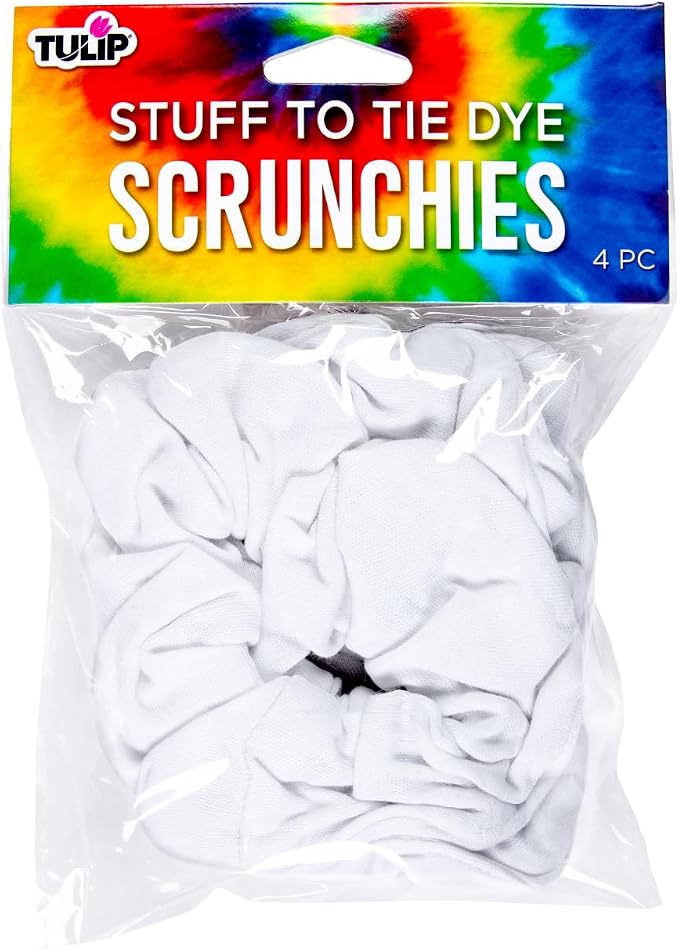 Tulip Scrunchies 4 Pack Tie Dye Accessory - Image 2
