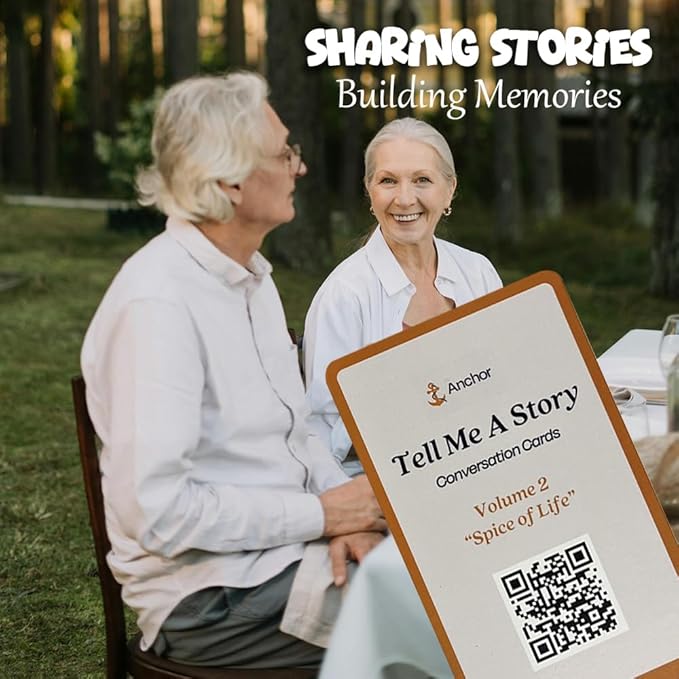 Conversation Starter Cards - Fun Prompts for Families, Friends, Seniors & Couples - Family Conversation Cards & Card Game for Couples (Volume 2)