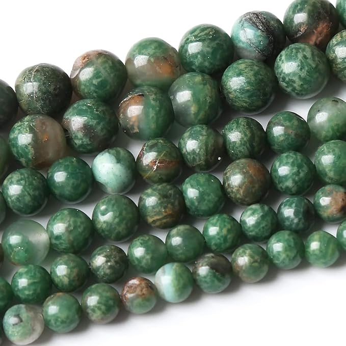 36PCS 10MM Rhyosite Stone Beads Energy Healing Beads for DIY Jewelry Bracelet Necklace Making for Jewelry Making15Inch…