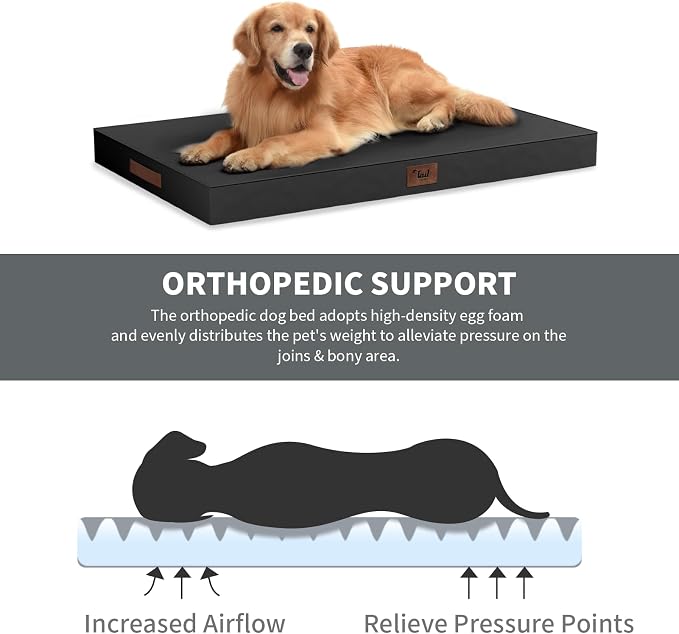 Outdoor Orthopedic Dog Bed, Waterproof Dog Bed - Image 3