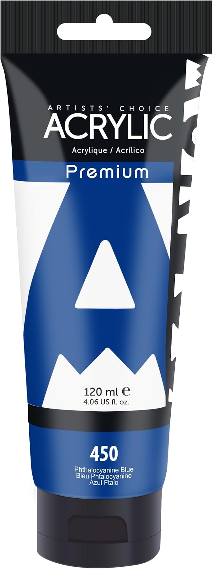 AUREUO Phthalo Blue Acrylic Paint, 4 Fl Oz / 120ml Single Tube Phthalocyanine by AUREUO