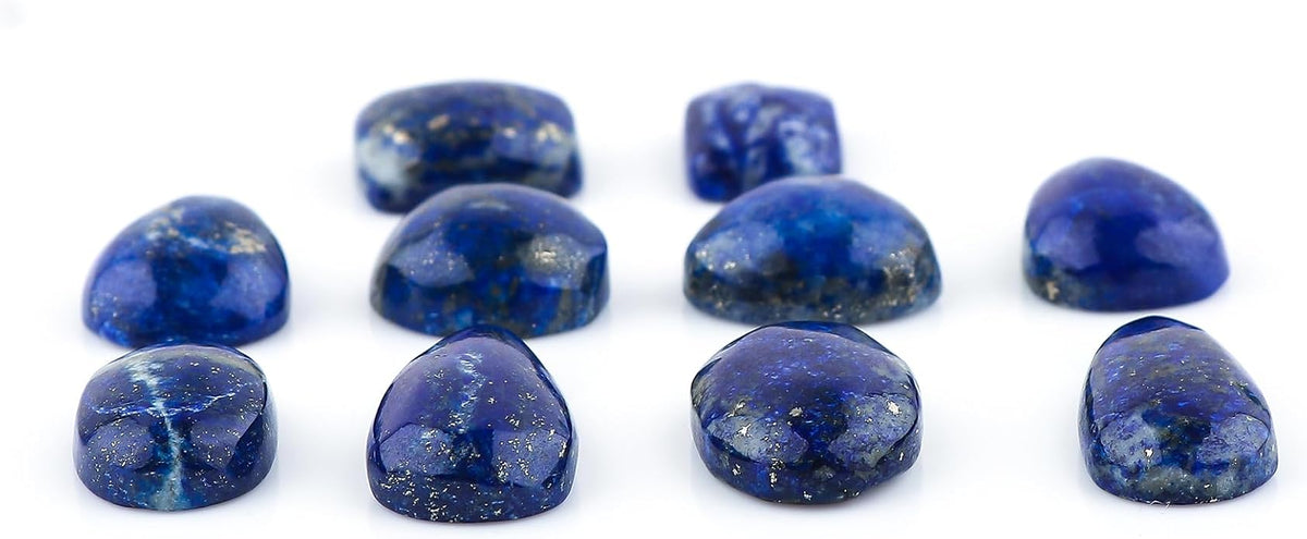 10pcs, Natural Gemstone Cabochon, Wholesale Assorted Flatback Crystals - Image 3