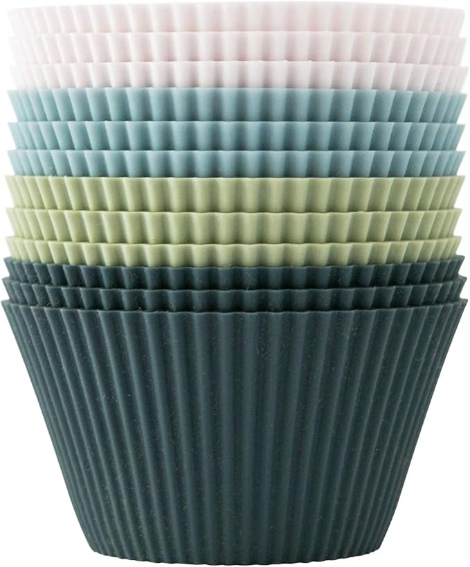 The Silicone Kitchen Reusable JUMBO Silicone Baking Cup, BPA Free, Dishwasher by TheSiliconeKitchen