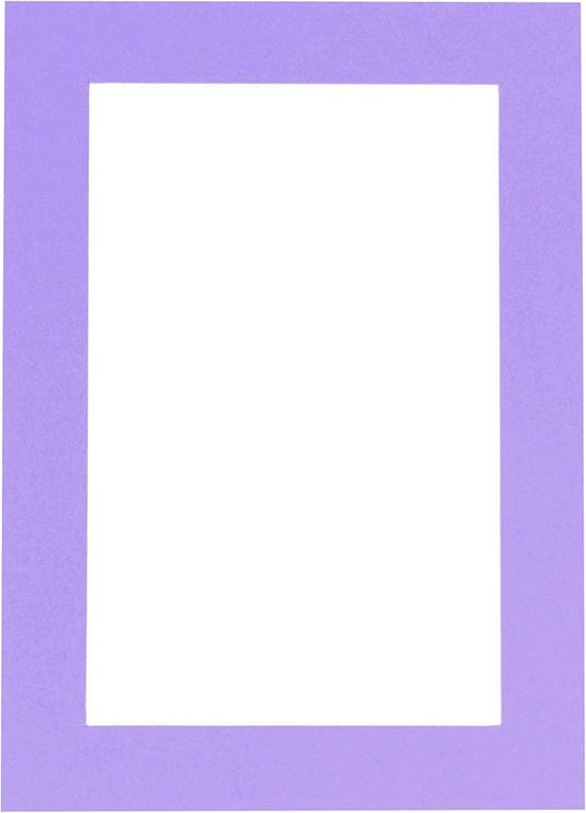 11x14 Mat for 8.5x11 Photo - Precut Light Purple Picture Matboard for Frames Measuring 11 x 14 Inches - Bevel Cut Matte to Display Art Measuring 8.5 x 11 Inches - Acid Free ONE MAT