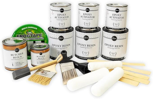 Giani Butcher Block Easy Epoxy Countertop Paint Kit