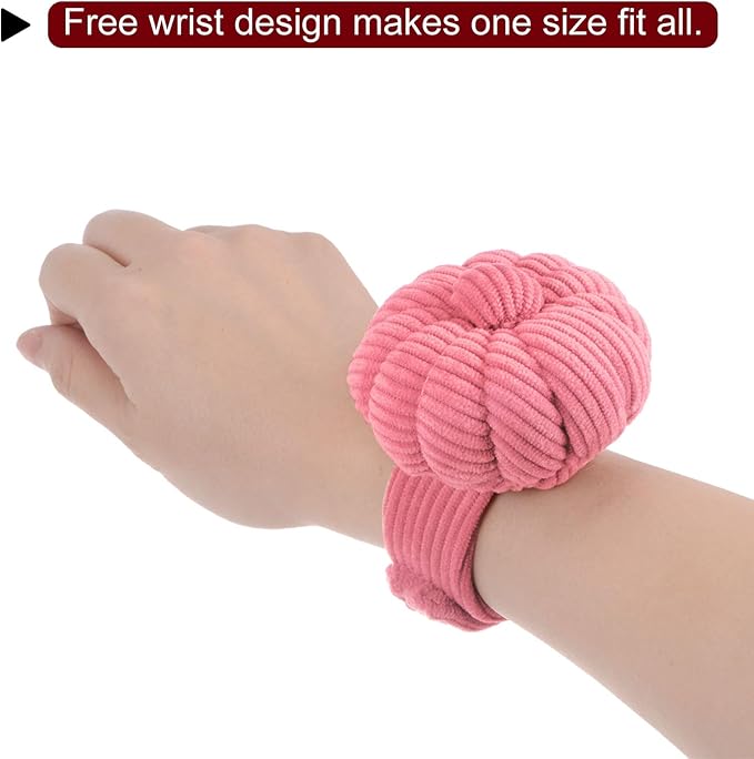 HARFINGTON Wrist Pin Cushions Band Sewing Needle Cushion Needle Holder Pincushions with Adjustable Strap Fit All Wrist Sizes for Sewing Quilting Needlework DIY Crafts, Purple